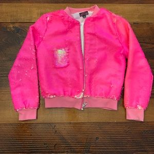 Jojo Siwa sequin flippy jacket. Size 6-6x